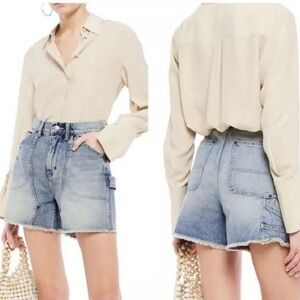 Current/Elliott | The Goldmine Dream Water Denim Shorts | Women's size 26